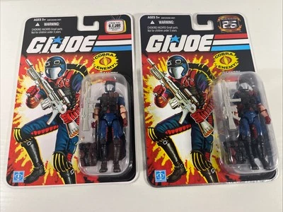 GI Joe 25 Aniversario Cobra Viper Lote (1 Lámina Y 1 Letra Blanca) Sin usar, en caja Sellado Foto 1 de 4
