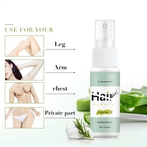 30ml Spray Wipe Hair Removal Sprayer Natural Painless Leg Body Remover Pansly - Picture 1 of 8