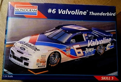 1996 Monogram Mark Martin #6 Valvoline 1:24 model kit sealed Ford Thunderbird - Image 1 of 4