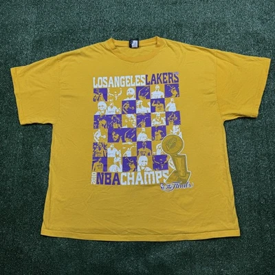 Мужская футболка La Lakers Коби Брайанта размер 2XL желтая UNK NBA баскетбольные финалы - Изображение 1 из 4
