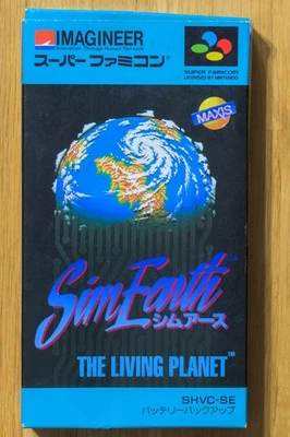 Sim Earth Video Game for Nintendo Super Famicom (SNES) - Japanese - Bild 1 von 4