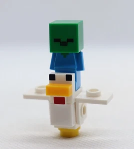 Chicken Jockey Zombie 21187 21253 21241 Movie Minecraft LEGO® Minifigure Figure - Picture 1 of 5