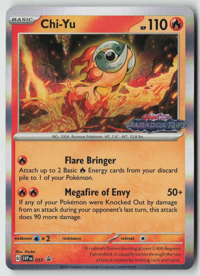 Chi-Yu - (Prerelease) Promo SV: Scarlet & Violet Promo Cards 057 NM - Image 1 of 2