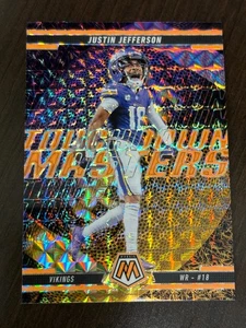 2025 Mosaic - Justin Jefferson Orange Fluorescent Touchdown Masters - Vikings - Bild 1 von 2