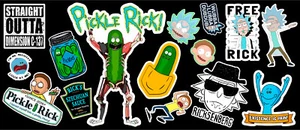 15 Pickle Vinyl Sticker Pack #1 - Picture 1 of 1