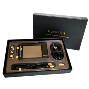 NanoVNA-H HF VHF UHF Vector Network Analyzer Antenna Analyzer 50K-1,5GHz + Case - Bild 1 von 12