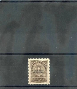 ITALIENISCHES SOMALILAND Sc EY1*F-VF OG 1939 10c BRAUN, AUTH. DEL., YELLOWISH GUM, 90 $ - Bild 1 von 1