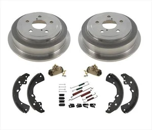 For 2006 Dodge Dakota Rear Brake Drums & Shoes Wheel Cylinders & Hardware Kit - Picture 1 of 6