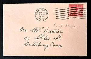Olympic Winter Games, Scott# 716 FDC, Lake Placid N.Y. 1/25/1932 - Picture 1 of 2