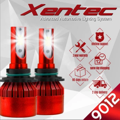 Kit de conversión de faros LED HID XENTEC 9012 6000K para Dodge Dart 2013-2015 Foto 1 de 4