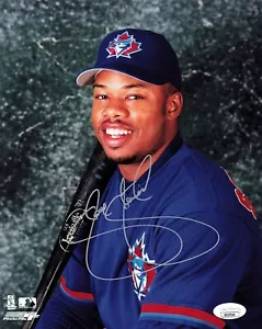 Shannon Stewart Signed 8x10 Toronto Blue Jays (JSA RR57949) - Picture 1 of 1