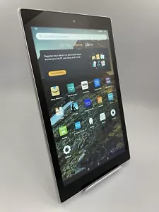 Amazon Fire HD 10 SR87MC 5th Gen Silver Wi-Fi 16GB 10.1" 5MP 1GB Ram Tablet - Picture 1 of 24