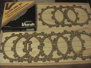 KIT DE PLACA DE EMBRAGUE COMPUESTA DE FIBRA YAMAHA MX YZ 250F 2001-14 VESRAH PC2021 NUEVO - Imagen 1 de 2