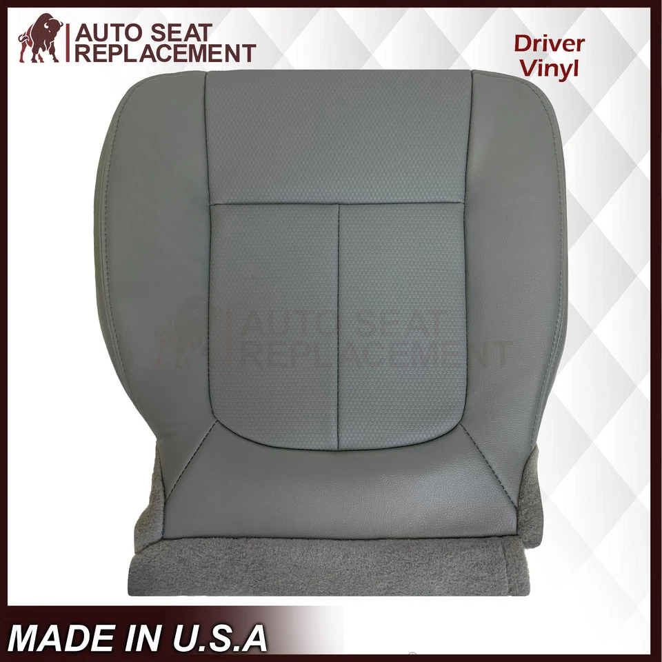 F250 F350 F450 XL WT 2011-2016 parte inferior del conductor en gris cubierta de asiento y cojín de espuma Foto 1 de 4