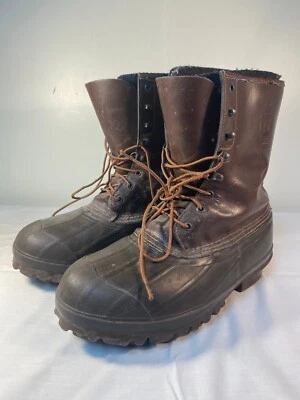 Lacrosse Iceman Winter Boots Men's Brown Leather Insulated Snow - US 11 - Image 1 of 4