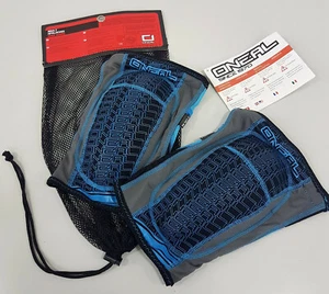 O'Neal Appalachee Mountain Bike MTB FR DH Knee Guards Protectors Blue L - Picture 1 of 10