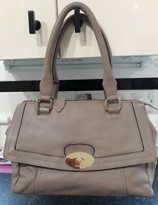 OROTON leather beige/taupe tote bag - Image 1 of 4