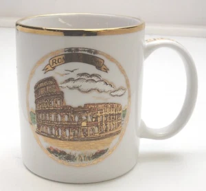 Tazza ricordo Roma oro 24 kt - Foto 1 di 7