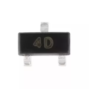 Transistor chip SMD 100 un. MMBTA94 4D 0.2A 400V PNP SOT-23 - Imagen 1 de 3