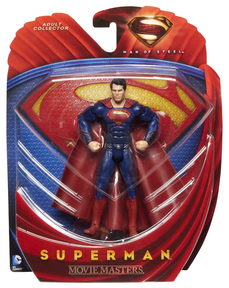 FIGURA DE ACCIÓN SUPERMAN (6") MAN OF STEEL (MAESTROS DE CINE) DC COMICS (2013) Foto 1 de 1