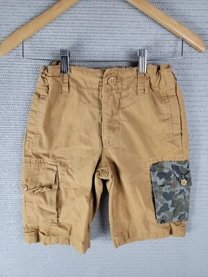 Gap Kids Pantalones Cortos Carga Talla 10 Informales Algodón Desteñido Camuflaje Bolsillo Foto 1 de 4