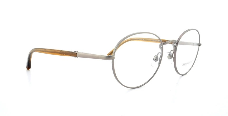 $280 New GIORGIO ARMANI AR5002 3005 51mm Matte Chrome Eyeglasses Frames Italy - Image 1 of 1