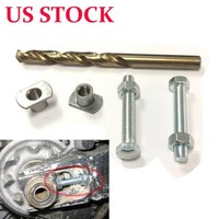Alician 1pair M8x50 Rear Chain Adjuster Bolts for Kawasaki KX KX85 01-18 KX125 KX250 1988-2008 Auto Accessories