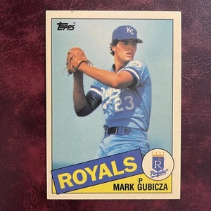 1985 Topps TIFFANY Set MARK GUBICZA ROOKIE #127 KANSAS CITY ROYALS - NR-MINT - Picture 1 of 2