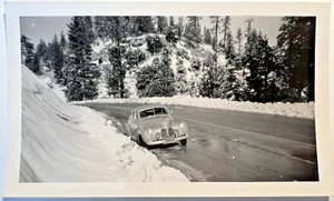 1941 CHEVROLET COUPE SPECIAL DE LUXE Fotografia Automobile Montagna innevata 1F - Foto 1 di 5