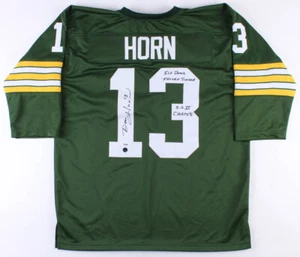 Don Horn Signed Green Bay Packer Jersey (PSA) 3 inscriptions Super Bowl II Champ - Picture 1 of 5