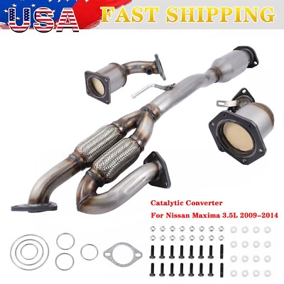 Catalytic Converter Set For Nissan Maxima 3.5L 2009 2010 2011~2014 EPA Approved - Image 1 of 4