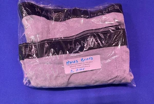 *MEN'S HANES GRAY BRIEFS* SIZE XL UNDERWEAR * 2 PACK - Picture 1 of 1