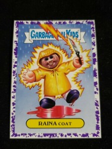 GPK REVENGE OF OH THE HORROR-IBLE  PURPLE SPATTER  RAINA COAT 1B