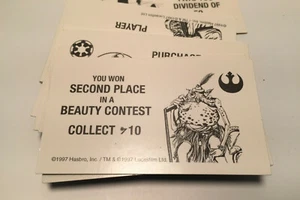 Replacement parts - Star Wars Classic Trilogy Ed. Monopoly chance,CC cards,dice - Picture 1 of 11