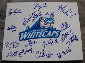 2018 West Michigan Whitecaps Team Signed Photo Matt Manning Ulrich Bojarski Auto - Picture 1 of 1