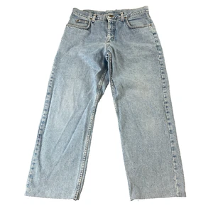 Jeans Lee Rider de Colección Azul Lavado a la Piedra Años 90 Relajado Calce Suelto Recto 32s W32 L28 - Imagen 1 de 14