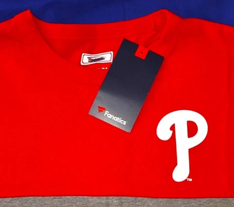 NWT PHILADELPHIA PHILLIES MLB MEN’S SHORT SLEEVE SHIRT - $59 Cover