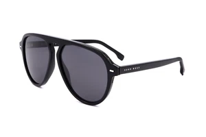 Hugo Boss Men's 57mm Black Sunglasses BOSS1126-S-807-IR - Picture 1 of 3