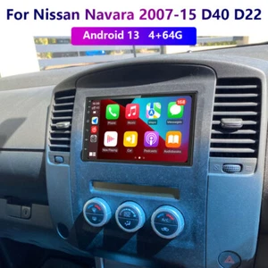 Android For Nissan Navara 07-15 D40 Wireless Carplay 4-64GB Car Stereo Ridio GPS - Picture 1 of 18