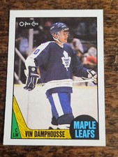 1987-88 O-PEE-CHEE NHL HOCKEY #243 VINCENT DAMPHOUSSE RC TORONTO MAPLE LEAFS