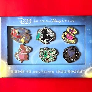 Disney D23 FANTASIA PIN SET Limited Edition of 2000 80th Anniversary Collectable - Picture 1 of 8