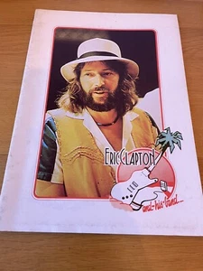 Eric Clapton Tour Programme 1976 Complete With Pete Frame History Poster - Picture 1 of 3