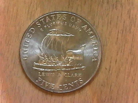 2004 D Jefferson Keel Boat Nickel # 3 Cover