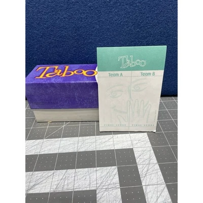 Taboo Replacement Full Set of Cards Score Pad For 2000 Game Pieces Parts - Image 1 of 4