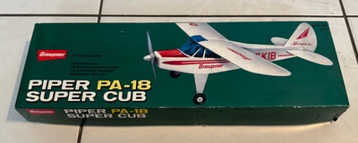 Graupner Piper PA 18 Super Cub Flugzeug Bausatz Schnellbaukasten 4423 Vintage - Bild 1 von 4