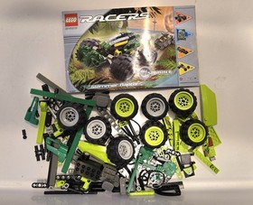 LEGO Racers Slammer Raptor 8469 Parts And  Instructions, Missing Parts