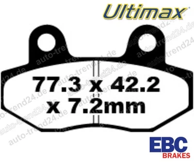 EBC Blackstuff Bremsbeläge u.a.: AJS JS Eco-2, Bj. 2012-2014 - Bild 1 von 4