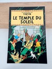 Tintin - Carte postale album Le temple du soleil