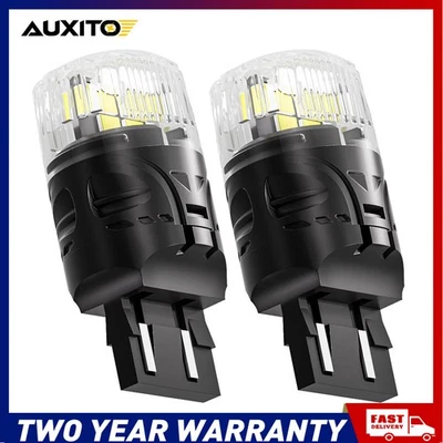 2X W21/5W T20 16 LED White Canbus 7440 7443 Car Turn Signal Tail Light Bulb 12V - image 1 of 4