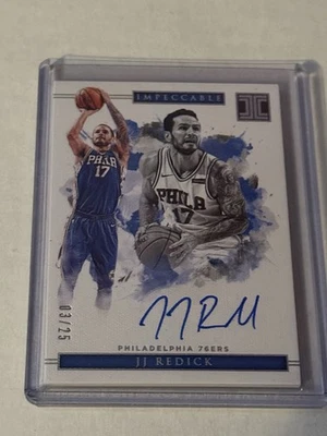 JJ Redick Impeccable Auto /25 - Image 1 of 3